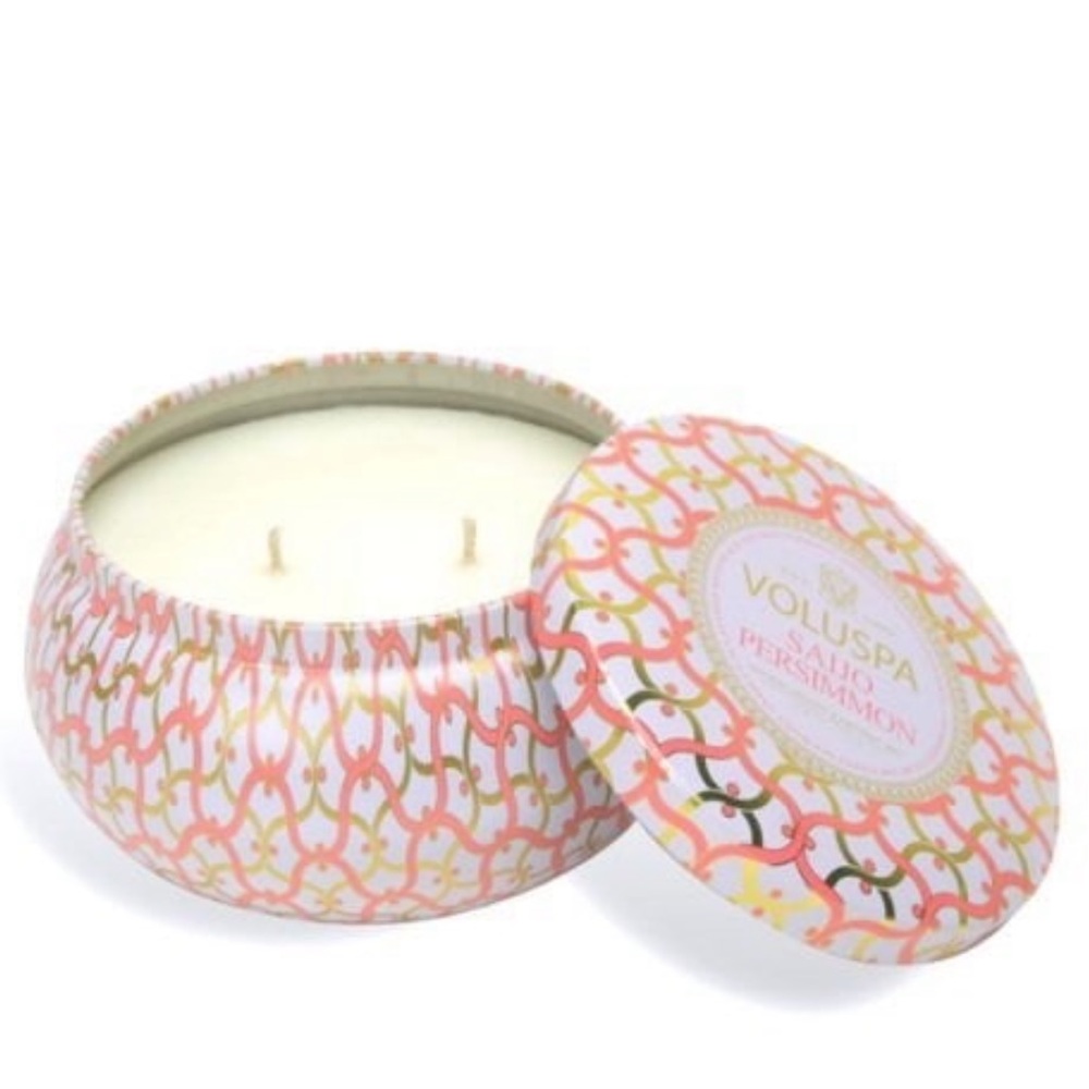 VOLUSPA Large Travel Tin Trio Candle Set - 3 Candles. New In Box - Picture 4 of 7
